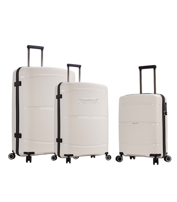Набір Валіз Snowball 94103 3 в 1 білий - картинка, зображення, фото валізи