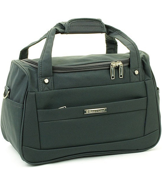 Дорожня сумка для ручної поклажі Snowball 73840 сіра картинка, зображення, фото