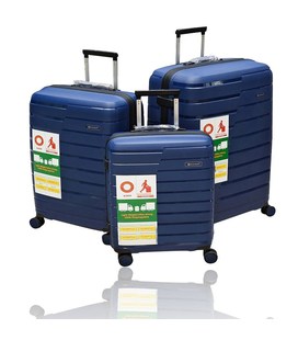 Набор Чемоданов Snowball 91503 3 в 1 синий фото, картинка, изображение