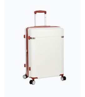 Чемодан Snowball 92103 большой L белый