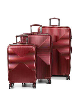 Набор чемоданов Snowball 61803 красный фото, картинка, изображение
