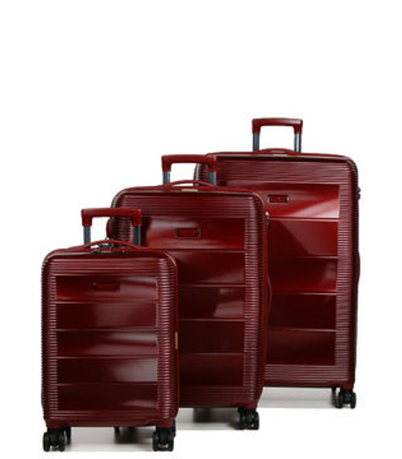Набір валіз Snowball 74103 бордовий - картинка, зображення, фото валізи