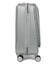 Чемодан Snowball 88101 маленький S серебристый фото, картинка, изображение