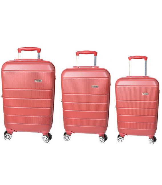 Набор чемоданов Airtex 937 Deimos красный фото, картинка, изображение