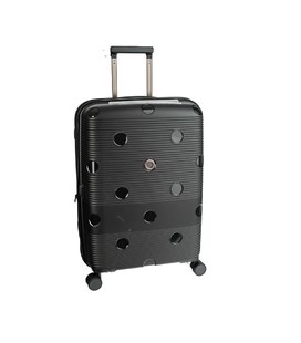 Чемодан Airtex 246 Jupiter средний M черный фото, картинка, изображение