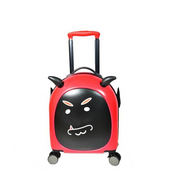 Чемодан детский Airtex 961 Devil красный фото, картинка, изображение