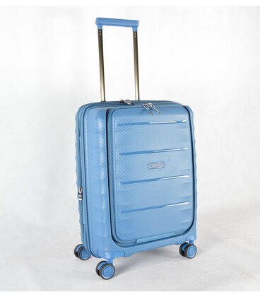 Чемодан Airtex 242/22 маленький S синий фото, картинка, изображение