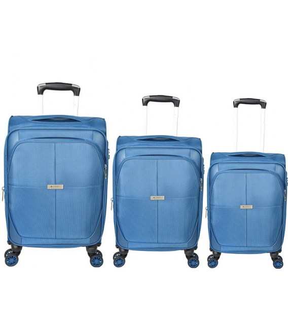 Набор чемоданов Airtex 826 синий фото, картинка, изображение