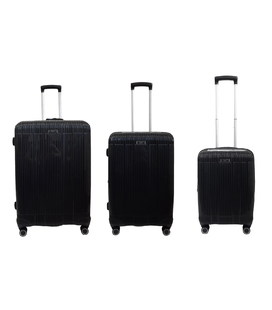 Набір валіз Airtex 637 Jupiter чорний - картинка, зображення, фото валізи