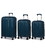 Набор чемоданов Airtex 637 Jupiter синий картинка, изображение, фото