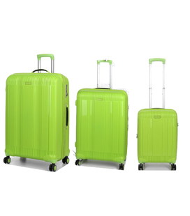 Набор чемоданов Airtex 637 Jupiter лаймовый фото, картинка, изображение