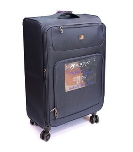 Чемодан Airtex 850 Nereide большой L синий фото, картинка, изображение