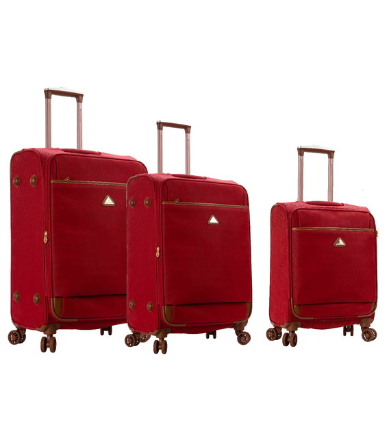 Набор Чемоданов Snowball A12003 3 в 1 красный фото, картинка, изображение
