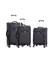 Набір Валіз Snowball 91903 3 в 1 чорний - картинка, зображення, фото валізи