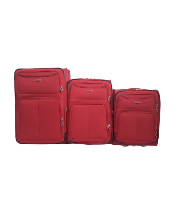 Набор чемоданов Madisson 85103 красный фото, картинка, изображение