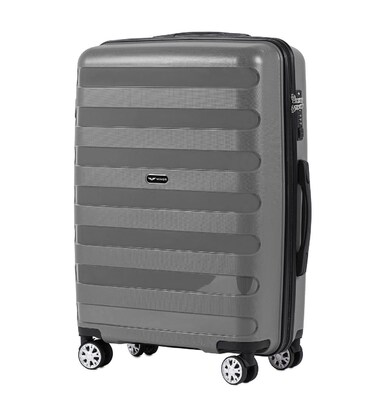 Чемодан Wings PP07 средний M серый фото, картинка, изображение