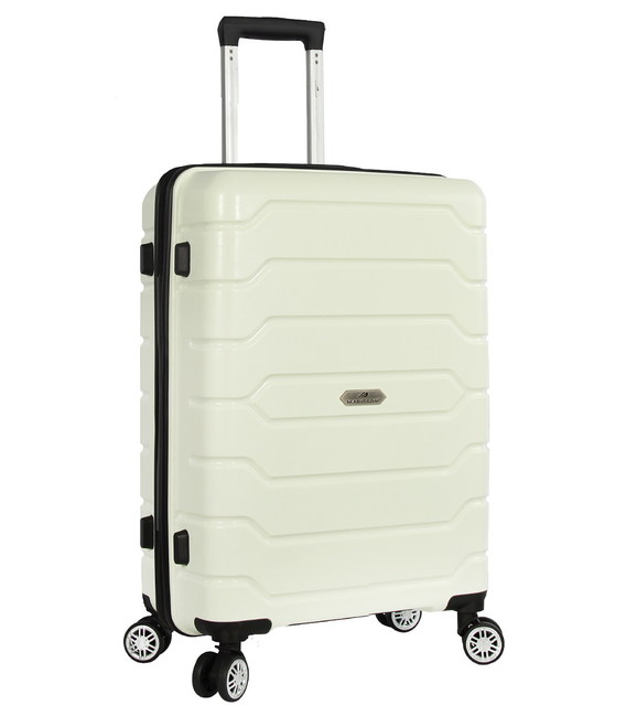 Чемодан Snowball 01103 средний M белый фото, картинка, изображение