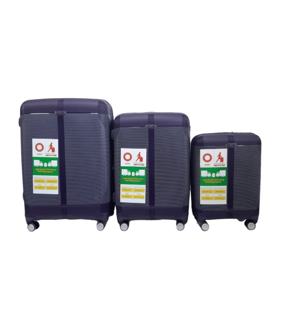 Набор Чемоданов Snowball 91303 3 в 1 фиолетовый фото, картинка, изображение