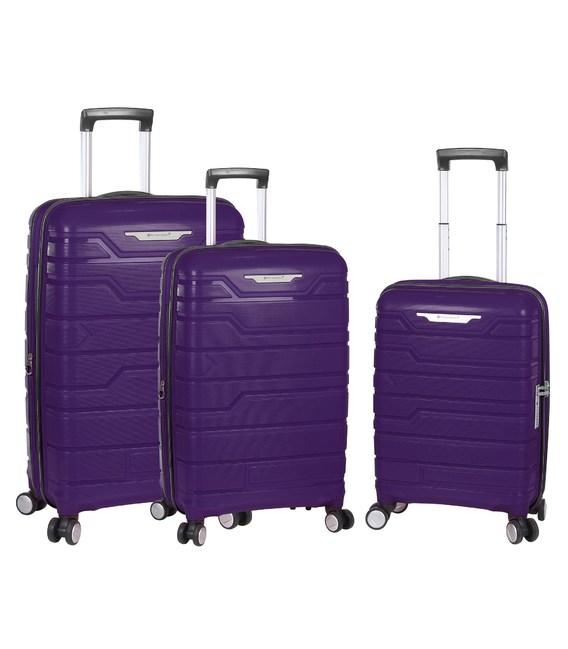 Набір Валіз Snowball 91103 3 в 1 фіолетовий картинка, зображення, фото