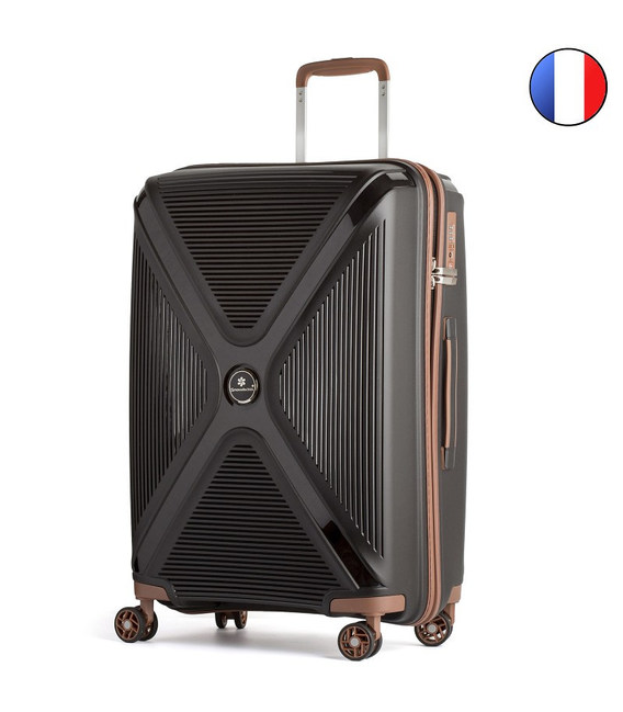 Валіза Snowball 84803 велика L чорна - картинка, зображення, фото валізи