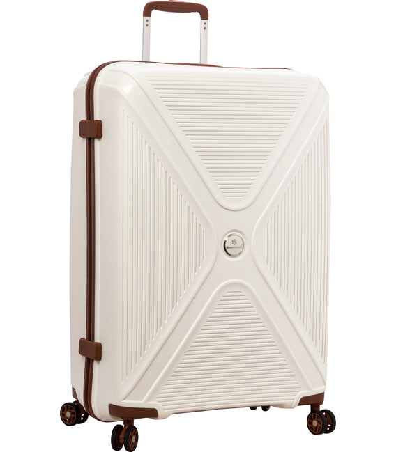 Чемодан Snowball 84803 большой L белый фото, картинка, изображение