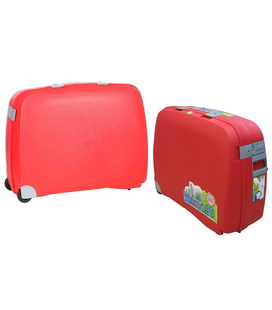 Набор чемоданов Snowball 73104 2 в 1 красный фото, картинка, изображение