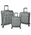 Набір валіз Airtex 6659 сірий картинка, зображення, фото