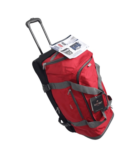 Дорожная сумка AIRTEX 819/80 большая L красная фото, картинка, изображение