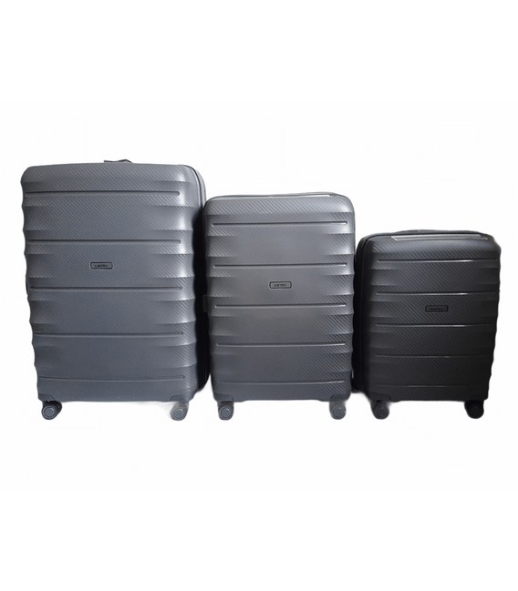 Набір валіз Airtex 242B сірий - картинка, зображення, фото валізи