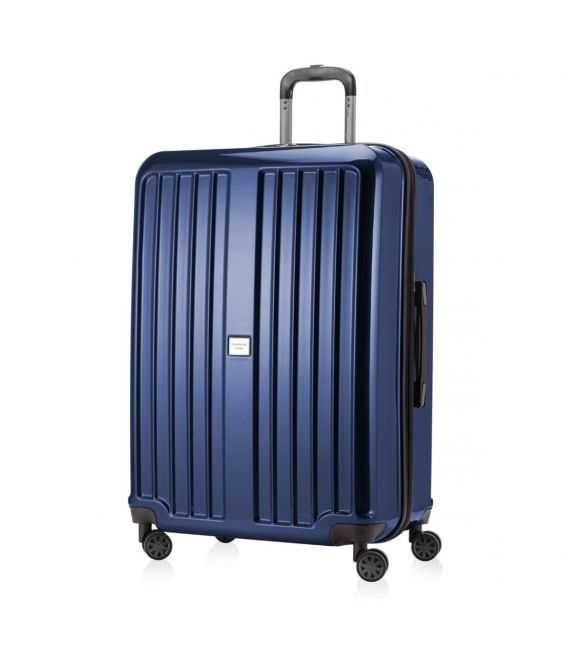 Чемодан Xberg большой L синий глянец фото, картинка, изображение
