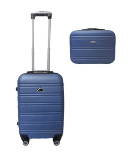 Чемодан+Кейс Airtex 531 Worldline маленький S синий фото, картинка, изображение