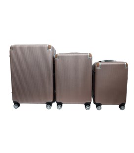 Набор Чемоданов Airtex New Star 228 3 в 1 золотистый фото, картинка, изображение