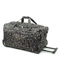 Дорожная сумка на колесах Airtex 899/65 Dog черная фото, картинка, изображение