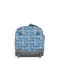 Дорожная сумка на колесах Airtex 899/65 Bus синяя картинка, изображение, фото