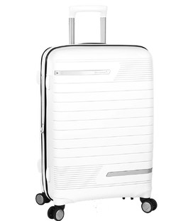 Чемодан Snowball 91203 Maxi белый фото, картинка, изображение