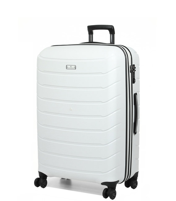 Чемодан Snowball 61303 большой L белый фото, картинка, изображение