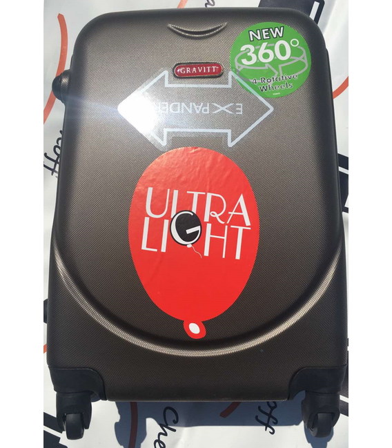 Чемодан Gravitt DS 310 маленький S коричневый фото, картинка, изображение