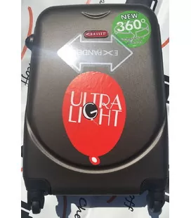 Валіза Gravitt DS 310 маленька S коричнева картинка, зображення, фото