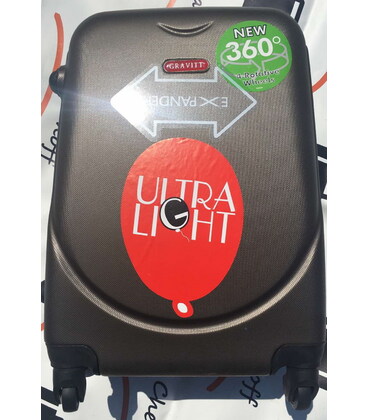 Чемодан Gravitt DS 310 маленький S коричневый фото, картинка, изображение