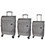 Набор чемоданов Airtex 832 Nereide серый картинка, изображение, фото