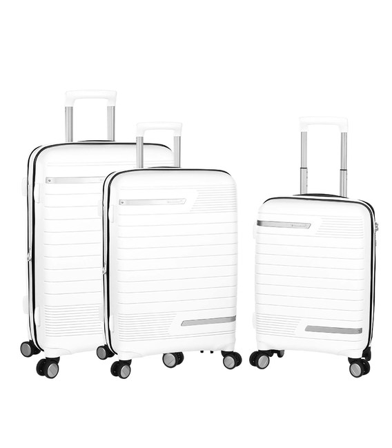 Набір Валіз Snowball 91203 3 в 1 білий - картинка, зображення, фото валізи