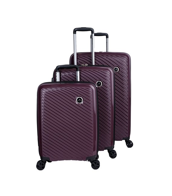 Набор чемоданов Snowball 04103 фиолетовый фото, картинка, изображение