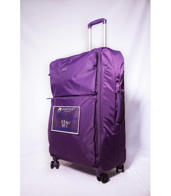 Чемодан Airtex 581 Mimas большой L фиолетовый фото, картинка, изображение