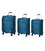 Набор чемоданов Snowball 95603 зеленый картинка, изображение, фото