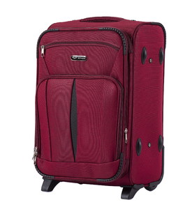 Чемодан Wings 1601 маленький S бордовый 2 колесный фото, картинка, изображение