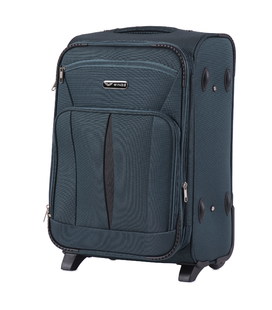 Чемодан Wings 1601 Mini зеленый 2 колесный фото, картинка, изображение