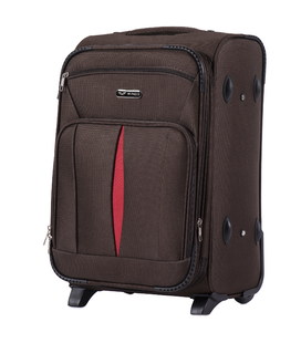 Чемодан Wings 1601 маленький S коричневый 2 колесный фото, картинка, изображение