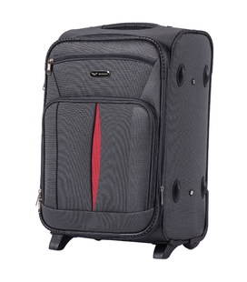 Валіза Wings 1601 маленька S сіра 2 колесна