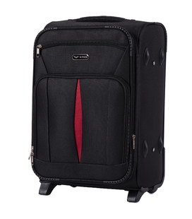 Чемодан Wings 1601 Mini черный 2 колесный фото, картинка, изображение