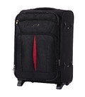 Чемодан Wings 1601 маленький S черный 2 колесный фото, картинка, изображение